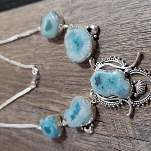 Artisan Solar Quarzt Necklace 925 sterling silver